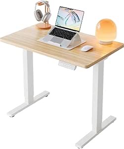 View 1 of *** FRAME ONLY/BLACK***HUANUO 32" Small Electric Standing Desk Adjustable Height