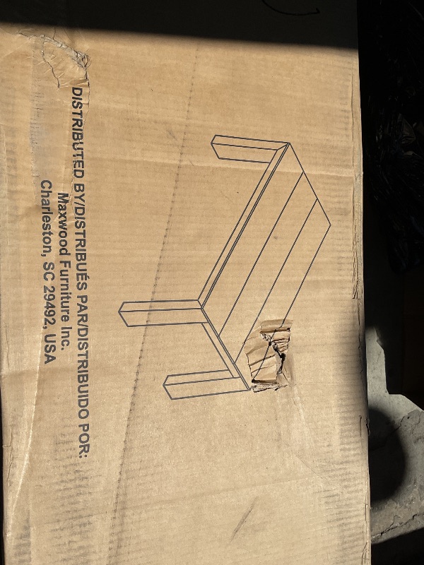 Photo 1 of *** MINOR DAMAGE/UNKNOWN MISSING HARDWARE OR PARTS***Plank+Beam 72 Inch Modern Solid Wood Dining Table - Solid Pine, Wirebrush Finish, Seats 6, Non-Toxic Finish, Easy Assembly, for Kitchen or Office, Pecan Wirebrush