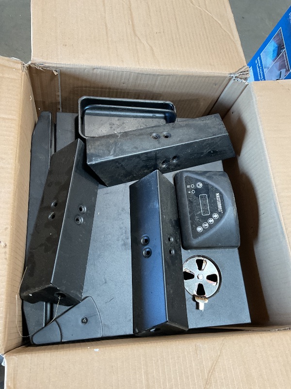 Photo 1 of *** USED/MAJOR DAMAGE/UNKNOWN MISSING PARTS***Masterbuilt® 30-inch Digital Electric Vertical BBQ Smoker with Leg Kit, Side Wood Chip Loader and 710 Cooking Square Inches in Black, Model MB20070421