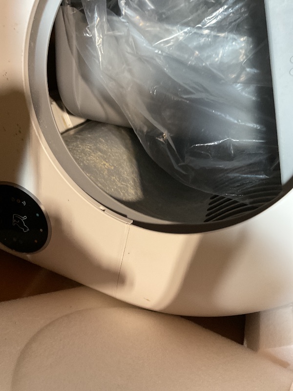 Photo 1 of ** dirt **Fsitego Self-Cleaning Cat Litter Box: Extra Large Automatic Litter Box for Multiple Cats, Odor Control, Low Noise, App & Panel Control, Easy Waste Disposal
