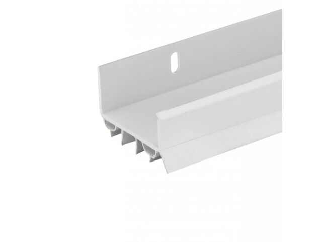 Photo 1 of ** dents**Randall  Plastic Door Bottom for 1-¾ in. Thick Doors, 3 ft., White