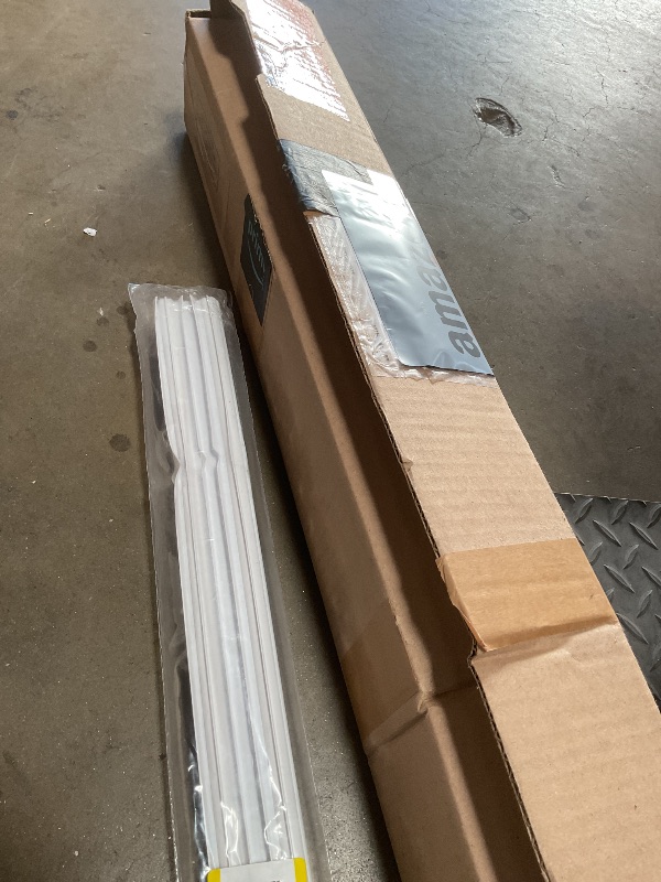 Photo 1 of ** dents**Randall  Plastic Door Bottom for 1-¾ in. Thick Doors, 3 ft., White