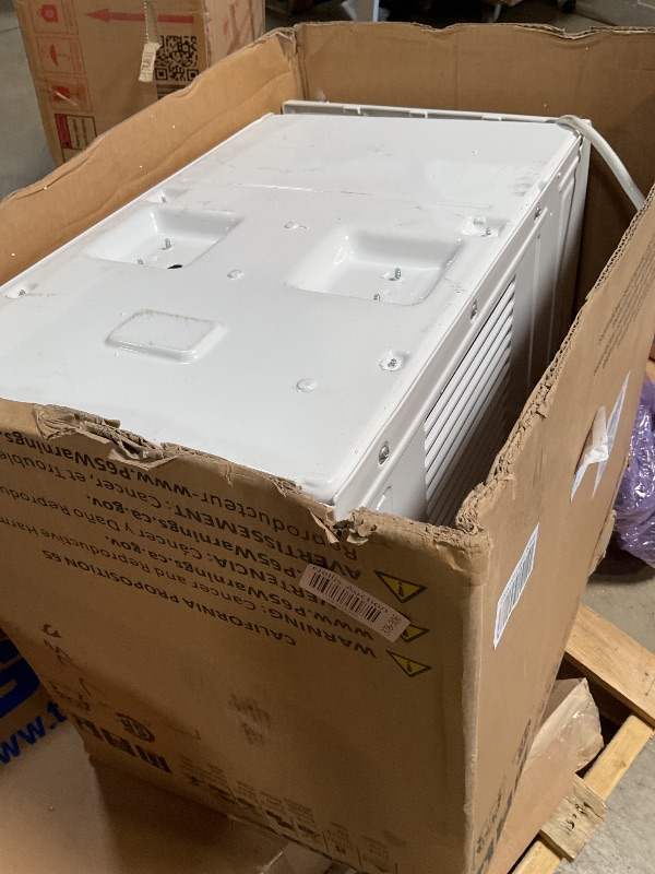 Photo 1 of ** SCRAPES. DENTS. FRAME IS COMING LOOSE.**Keystone 10,000 BTU Slider Window Air Conditioner and Dehumidifier, 115V Air Conditioner Window Unit for Bedroom, Living Room, and Small-Medium Sized Rooms up to 450 Sq.Ft, 4-Way Air Direction Control