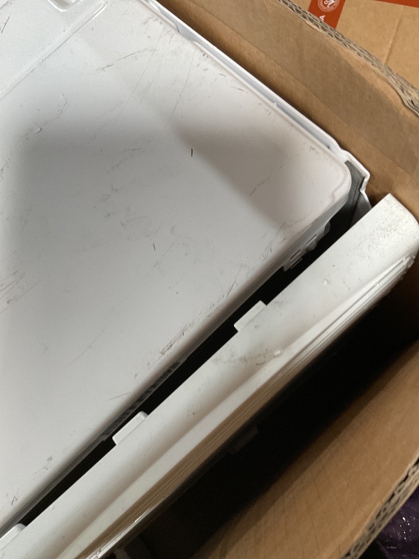 Photo 1 of ** SCRAPES. DENTS. FRAME IS COMING LOOSE.**Keystone 10,000 BTU Slider Window Air Conditioner and Dehumidifier, 115V Air Conditioner Window Unit for Bedroom, Living Room, and Small-Medium Sized Rooms up to 450 Sq.Ft, 4-Way Air Direction Control