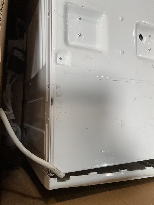 Photo 1 of ** SCRAPES. DENTS. FRAME IS COMING LOOSE.**Keystone 10,000 BTU Slider Window Air Conditioner and Dehumidifier, 115V Air Conditioner Window Unit for Bedroom, Living Room, and Small-Medium Sized Rooms up to 450 Sq.Ft, 4-Way Air Direction Control