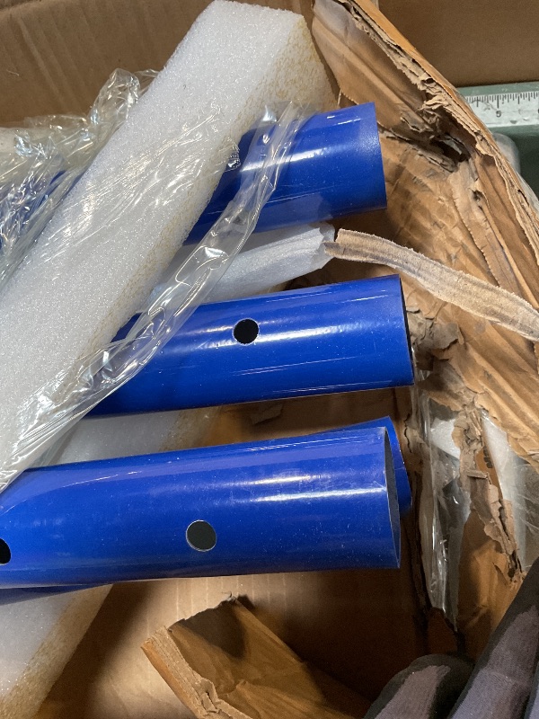Photo 1 of **SCRAPES FROM TRANSPORT**VEVOR Bull Float Magnesium Concrete Float 48 x 8 Round End Concretes Floats Tools Cement Tool Bull Concrete Kit Bull Float with 4 Float Handle Bull Floats Bracket Concretes Tools Finishing Bulls