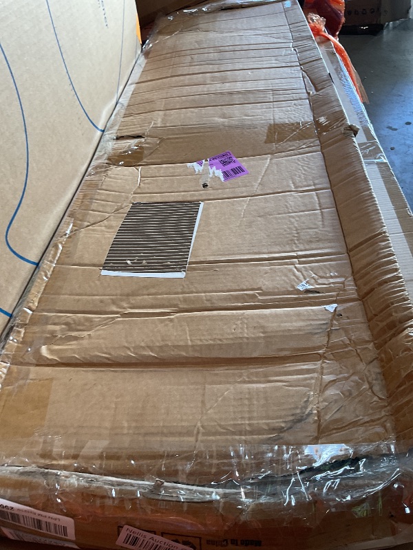 Photo 1 of **SCRAPES FROM TRANSPORT**VEVOR Bull Float Magnesium Concrete Float 48 x 8 Round End Concretes Floats Tools Cement Tool Bull Concrete Kit Bull Float with 4 Float Handle Bull Floats Bracket Concretes Tools Finishing Bulls