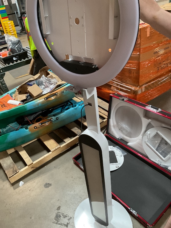 Photo 1 of ** **2 PIECES** selling for parts as partial set. SCRAPES/DIRT. MISSING KEY**Tablet Photo Booth