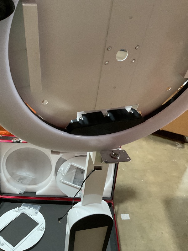 Photo 1 of ** **2 PIECES** selling for parts as partial set. SCRAPES/DIRT. MISSING KEY**Tablet Photo Booth