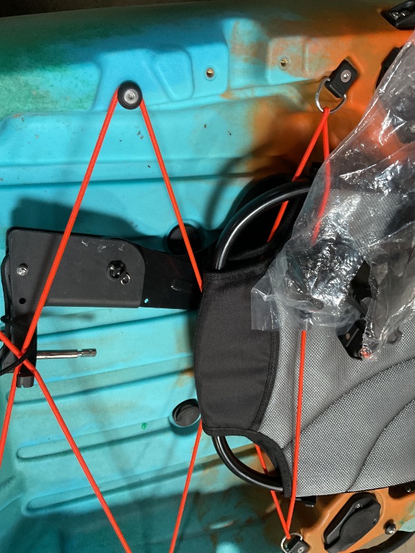 Photo 1 of ** ONE SEAL IS DAMAGED. SELLING FOR PARTS. SCRAPES/DIRT **Radar 10ft Propeller Drive Modular Fishing Kayak