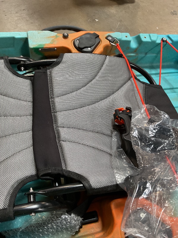 Photo 1 of ** ONE SEAL IS DAMAGED. SELLING FOR PARTS. SCRAPES/DIRT **Radar 10ft Propeller Drive Modular Fishing Kayak