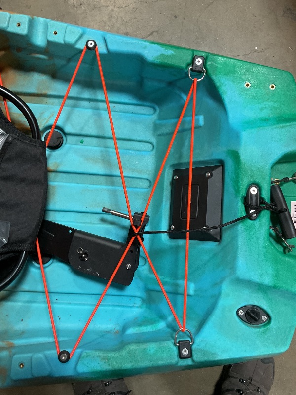 Photo 1 of ** ONE SEAL IS DAMAGED. SELLING FOR PARTS. SCRAPES/DIRT **Radar 10ft Propeller Drive Modular Fishing Kayak