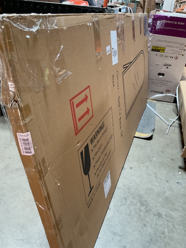 Photo 1 of **FRAME SCRATCHED** SUNQUEEN 76"x34" Floor Mirror Full Length, Arched Full Length Mirror with Stand, Full Body Mirrors for Bedroom Living Room or Cloakroom Black