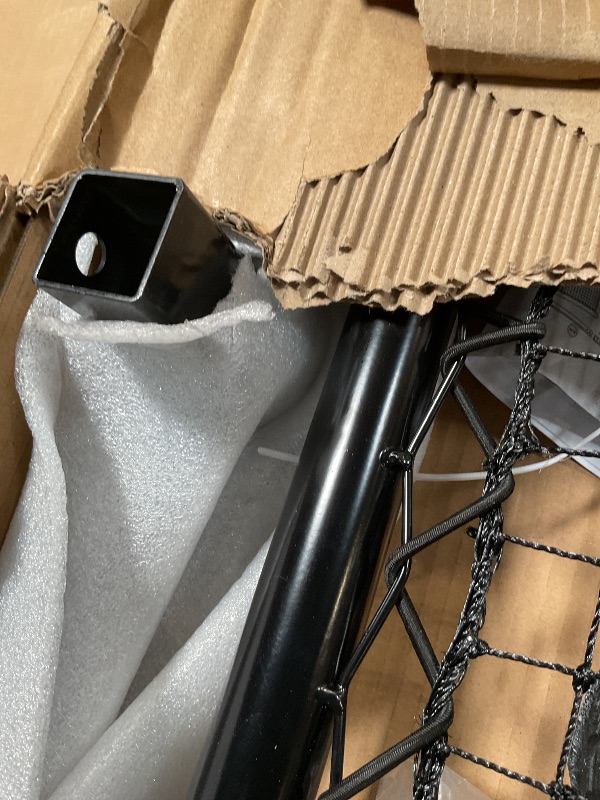 Photo 1 of ** SCRAPES/SCRATCHES. MISSING CAP**MR Height Adjustable Rebounder, Portable Sports Bounce Back Net, Adjustable Angle Pitch Back Return Net, Rebound Wall for Lacrosse, Baseball, Softball, Soccer, Football, Basketball, Volleyball, Tennis