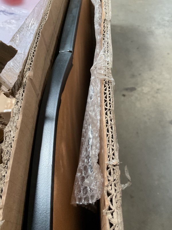 Photo 1 of ** THE TOP OF THE FRAME IS BENDING/DENTED/SPLITTING**Board2by Extra Large Cork Bulletin Board 96" X 48", Black Aluminum Framed 8'x4' Corkboard for Wall, Wall Mounted Notice Pin Board with 18 Push Pins for School, Home & Office