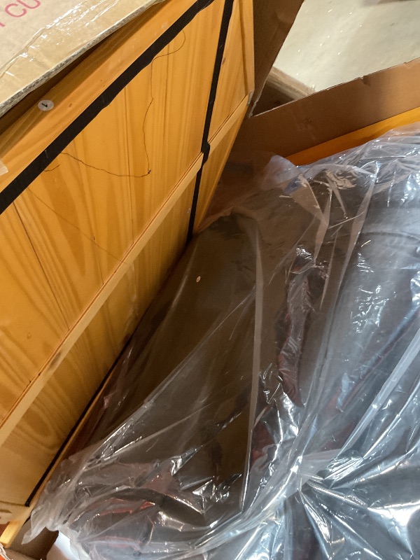 Photo 1 of ** TWO BOXES. SCRAPES/SCRATCHES. LOOSE PIECES**60.2" Outdoor Dog House with Insulated Liner, Waterproof Wooden Kennel with Porch, Asphalt Roof, Raised Floor, Winter Dog Shelter for Medium & Large Dogs up to 120 lbs, Nature