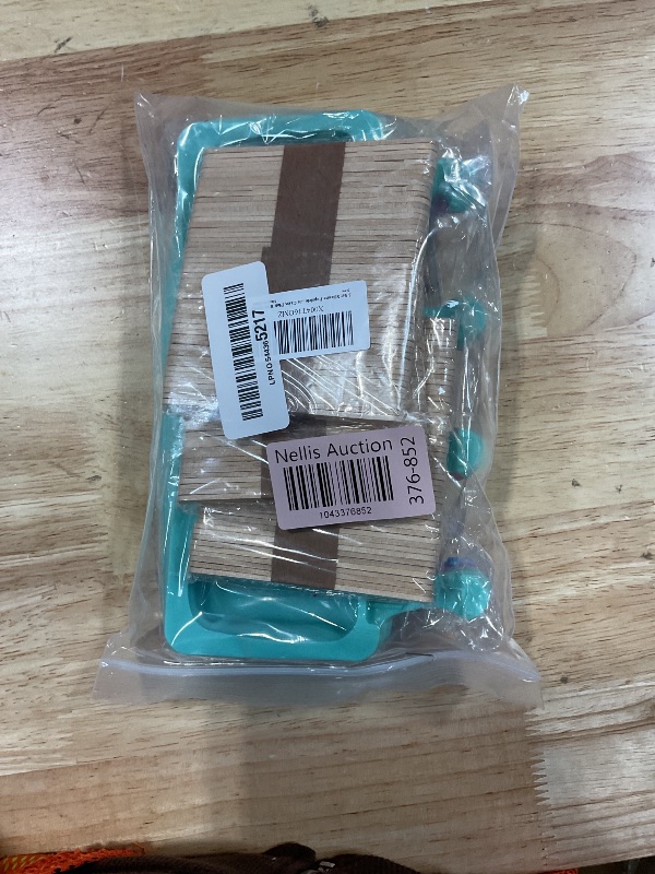 Photo 1 of 3 Set Small Silicone Popsicle Molds Ice Cream Mould 4 Cavity Ice Lolly Mold Oval Cake Pop Mould with 150 Pieces Wooden Sticks for DIY Cream Popsicle Cake, Pink Blue Green