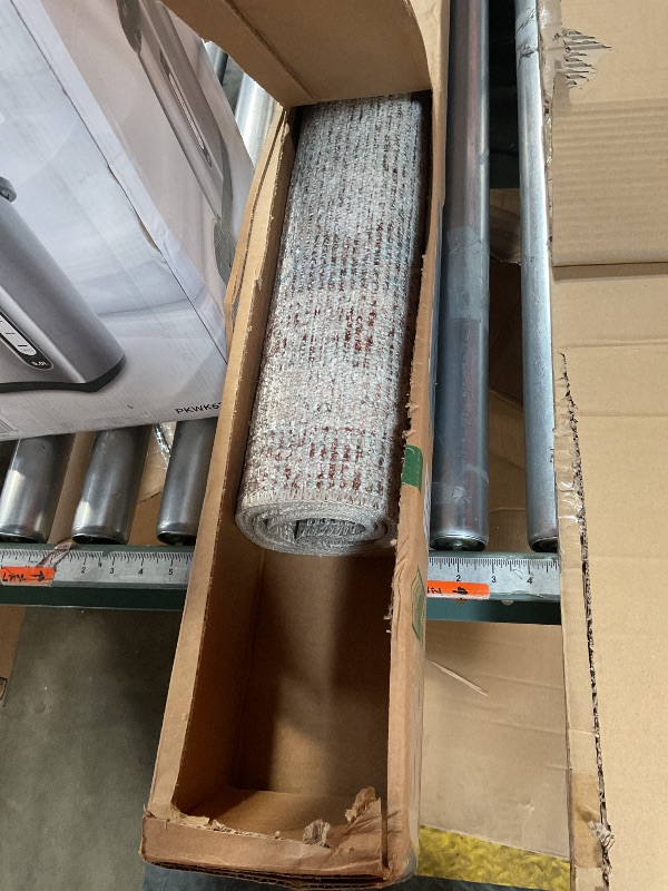 Photo 1 of ***NOT IN A BOX / PHOTO FOR ITEM REFERENCE*** Loloi Angela Rose Aubrey Collection AUB-01 Navy/Multi 5'-0" x 5'-0", .19" Pile Height, Round Area Rug