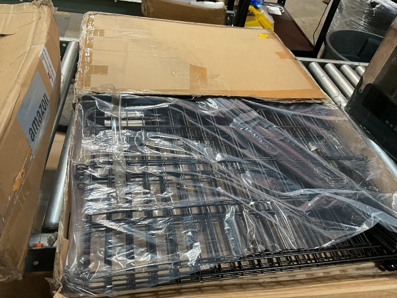 Photo 1 of 10 Panels No Dig Decorative Outdoor Garden Fence with Gate for Yard, 40 in(H) X 23.6 ft(L) Animal Barrier Fencing Rustproof Metal Wire Panel Border for Dog, Rabbits, and Patio Temporary Ground Stakes