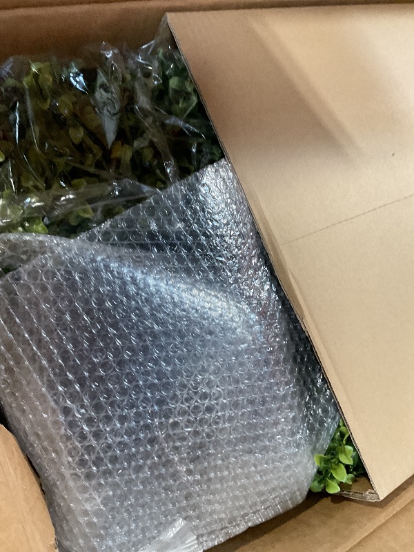 Photo 1 of ***has damages to top of tree*** Azoco 3ft Artificial Boxwood Topiary Trees (Set of 2) - UV Resistant Faux Plants Outdoor, Realistic 36in Fake Cone Bushes and Shrubs for Front Porch, Planter, Patio - Low Maintenance & Evergreen