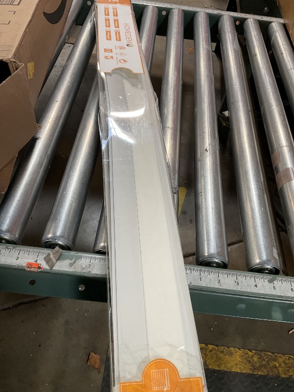 Photo 1 of ***FRAME BENT*** Homedemo No Drill No Tools Light Filtering Cellular Shades Cordless, Honeycomb Blinds for Window, Easy Install No Screws Noise Reduction Cellular Blinds for Home (White, 35" W x 64" H)