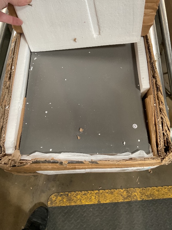 Photo 1 of ***MISSING ASSEMBLY HARDWARE**** Shintenchi Over The Toilet Storage Cabinet, Bathroom Shelf Organizer with Anti-Tip Device Small Freestanding Space Saver with Adjustable Shelf, Gray