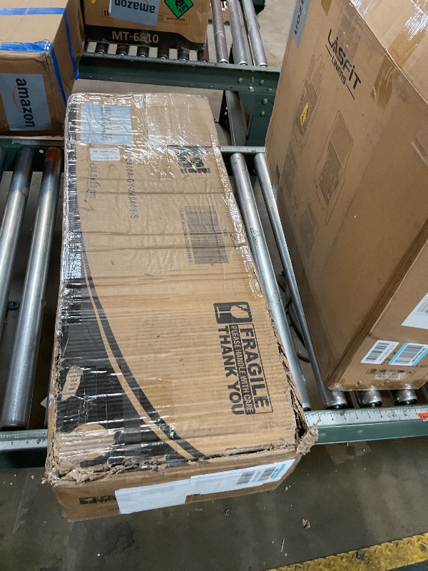 Photo 1 of ***MISSING ASSEMBLY HARDWARE**** Shintenchi Over The Toilet Storage Cabinet, Bathroom Shelf Organizer with Anti-Tip Device Small Freestanding Space Saver with Adjustable Shelf, Gray