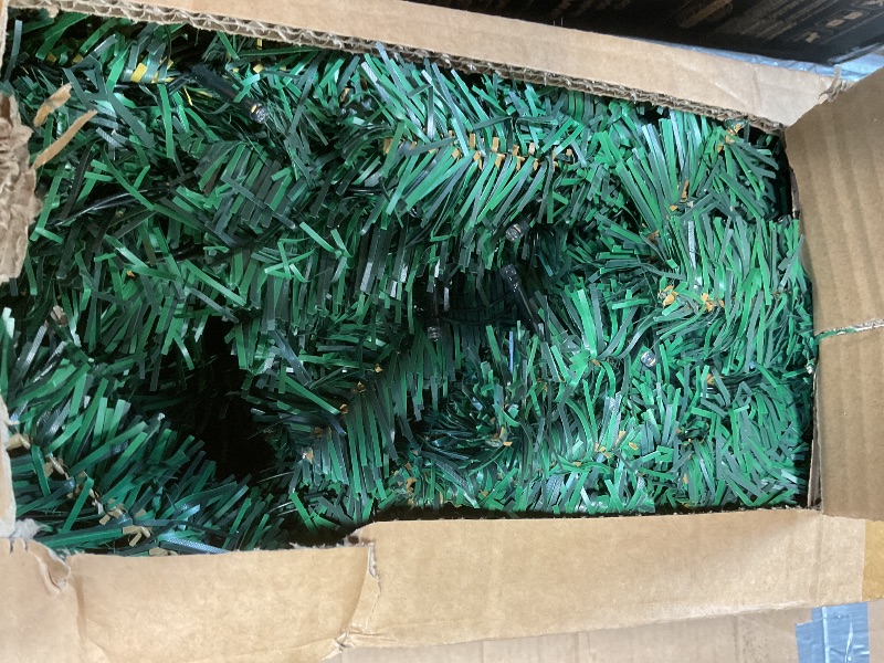 Photo 1 of ***FOR PARTS/MISSING ASSEMBLY PIECES*** Set of 2 Christmas Trees with Lights 4-FT Artificial Urn Potted Porch Christmas Tree Battery Powered with 8 Modes and Timer for Indoor Outdoor