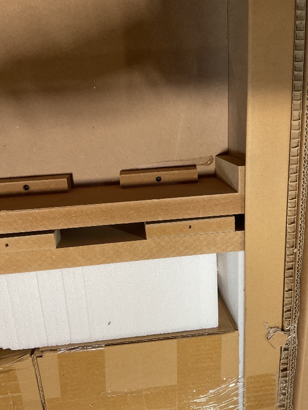 Photo 1 of **WILL NEED TRUCK FOR PICKUP**American Legend LED Shuffleboard with Buffet Top - Modern Style - Light Up LED Rails - Buffet Top with 2-Piece Leaf Design