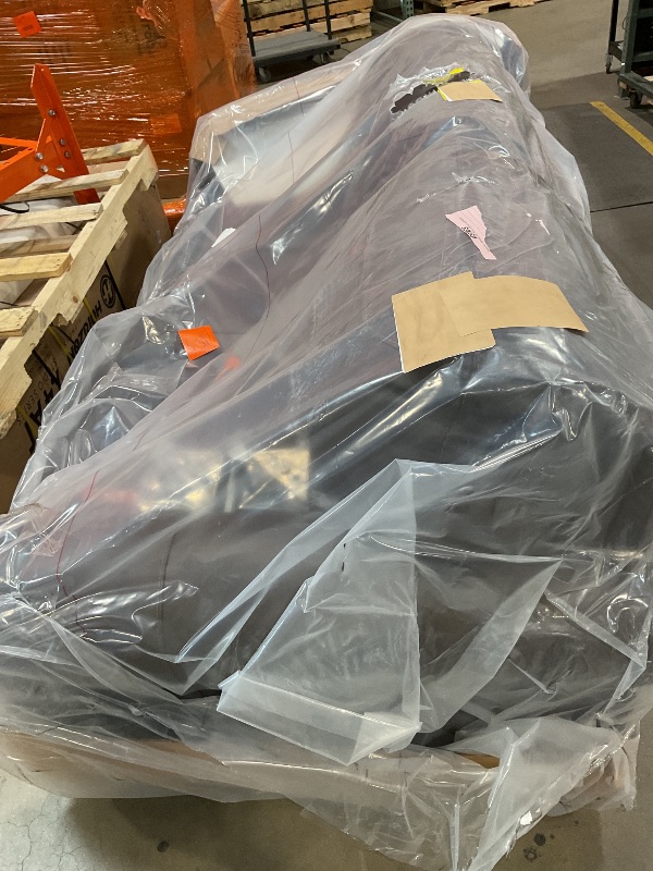 Photo 1 of **SCRAPE DAMAGE ON BACK CORNER**Signature Design by Ashley Colleton Classic Leather Match Sofa with Nailheads, Dark Brown