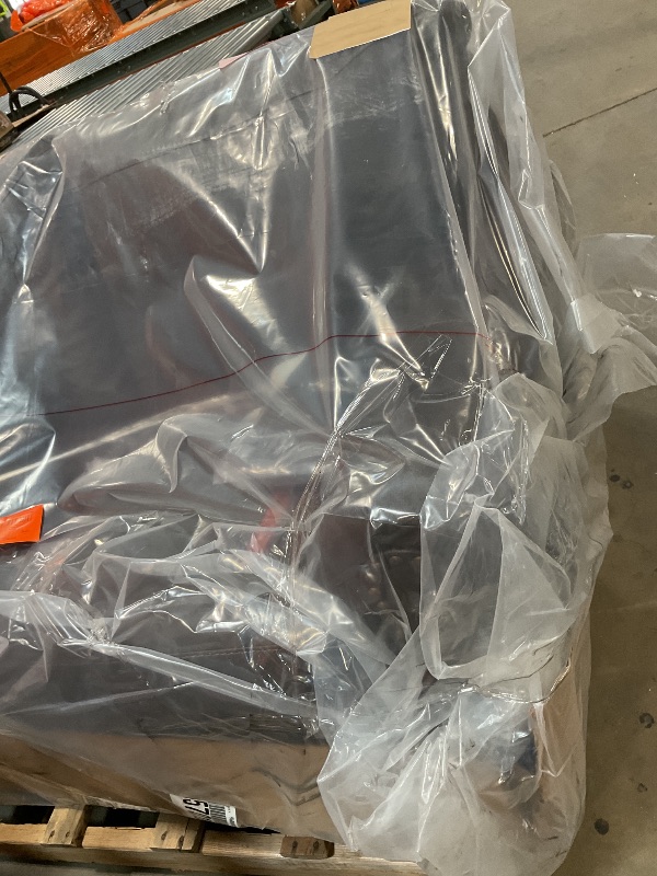 Photo 1 of **SCRAPE DAMAGE ON BACK CORNER**Signature Design by Ashley Colleton Classic Leather Match Sofa with Nailheads, Dark Brown