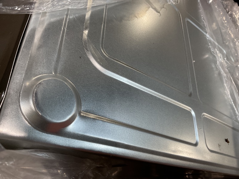 Photo 1 of **DIRT. SCRATCHES. DENTS**AMZCHEF 24" Single Wall Oven, 2.65 Cu.ft. Built-in Electric Wall Oven with 5 Cooking Functions, 360° ROTATING ROTISSERIE, 2200W, Mechanical Knobs Control, Timer, Stainless Steel Wall Oven for Kitchen