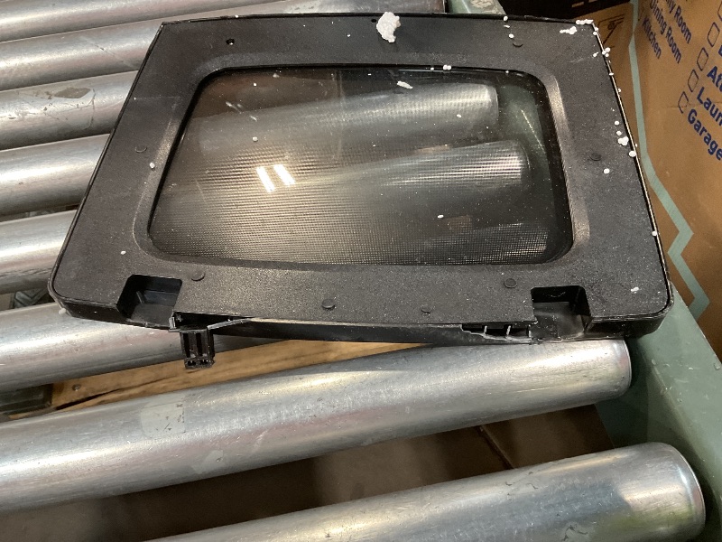 Photo 1 of **MAJOR DAMAGE TO LID. SELLING FOR PARTS. SCRAPES. DIRT **Comfee Portable Washing Machine, 0.9 cu.ft Compact Washer With LED Display, 5 Wash Cycles, 2 Built-in Rollers, Space Saving Full-Automatic Washer