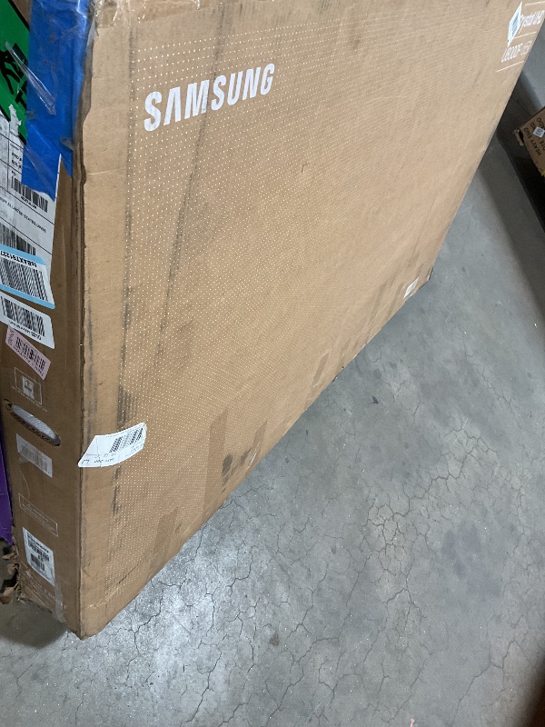 Photo 1 of **TV ONLY. MAJOR DAMAGE TO SCREEN. SELLING FOR PARTS**Samsung 65-Inch Class Crystal UHD U8000F 4K Smart TV (2025 Model) Endless Free Content, Crystal Processor 4K, MetalStream Design, Knox Security, Alexa Built-in