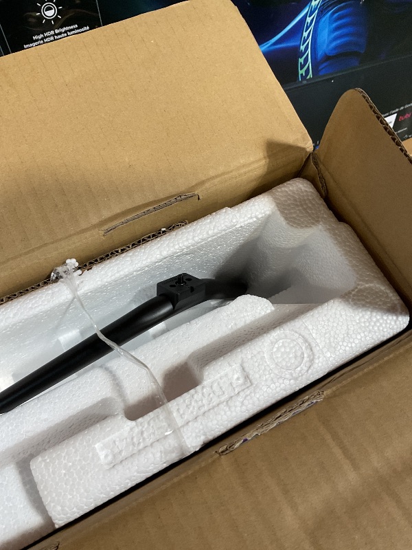 Photo 1 of **MAJOR DAMAGE TO SCREEN. SELLING FOR PARTS**Roku Smart TV 2025 – 55-Inch Select Series, 4K HDR TV – Roku TV with Enhanced Voice Remote – Flat Screen LED Television with Wi-Fi for Streaming Live Local News, Sports, Family Entertainment