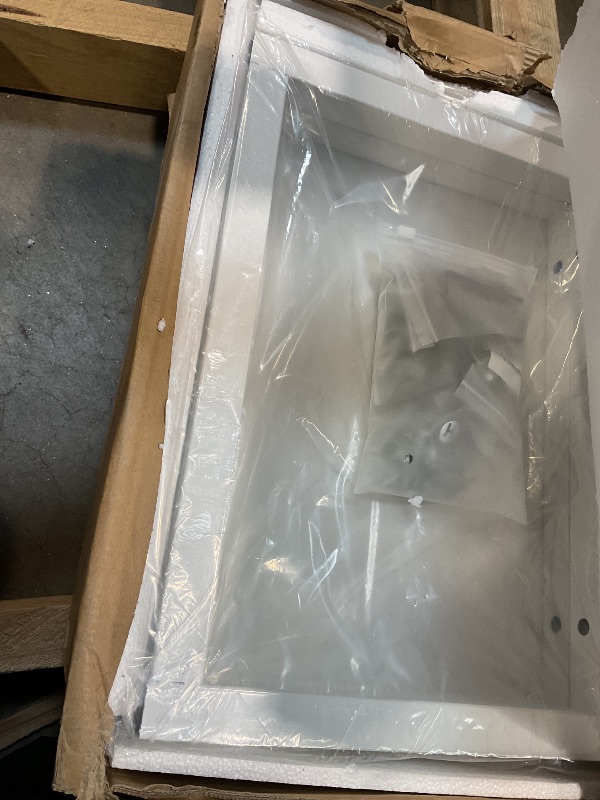 Photo 1 of **MINOR SCRAPE**Aquzee White TV Stand for up to 85inch, Entertainment Center for 70 75 80 85" TV, 75.2" Wide Wood Television Console Table for Living Room Bedroom Gaming Room