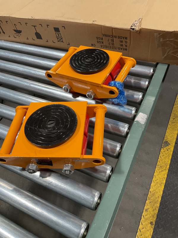 Photo 1 of **SCRAPES. DIRT**Machine Skate, 6T Machinery Skate Dolly, 13228 lbs. Machinery Moving Skate, Machinery Mover Skate with 360° Rotation