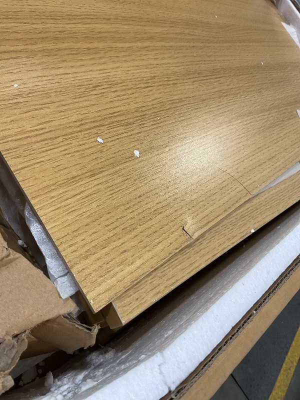 Photo 1 of **MINOR DAMAGE ON BOTH THIN PIECES**IULULU Sideboard Buffet Kitchen Storage Cabinet with PE Rattan Decor Doors, Cupboard Console Table for Living Room, Dining Room, Hallway, Kitchen, 26.77 x 15.75 x 40.94 inch, Espresso