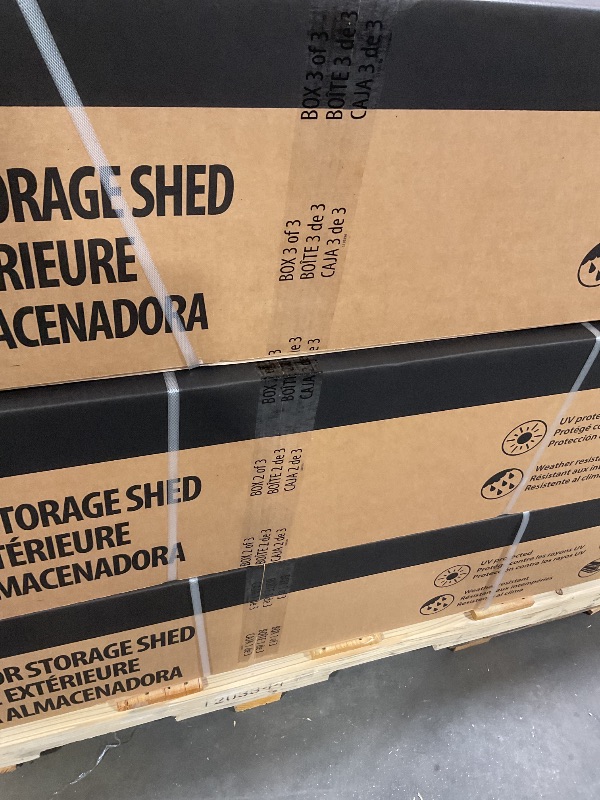 Photo 1 of **3 BOXES. WILL NEED TRUCK FOR PICKUP**Lifetime 60127 20 x 8 Ft. Outdoor Storage Shed, Desert Sand