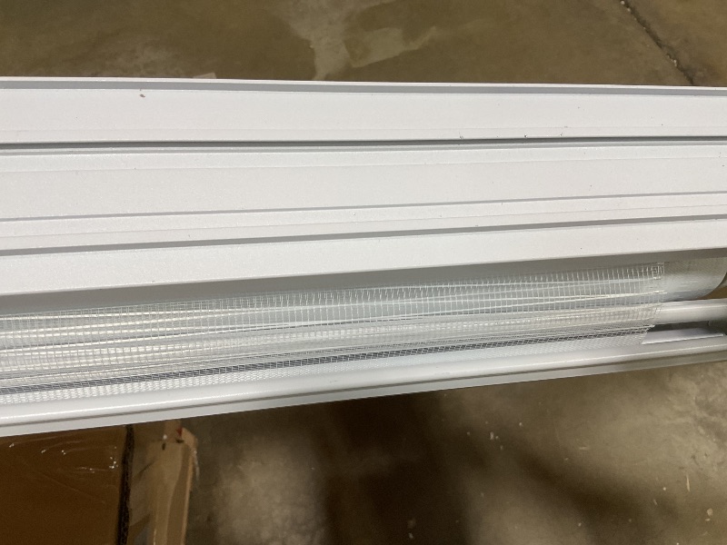 Photo 1 of **DIRT. SCRAPES**Joydeco Cordless Zebra Blinds (Pro), Dual Layer Light Control Zebra Blinds for Windows, Light-Proof Aluminum Cover, Free-Stop Roller Shades for Home & Office (White, 71" W x 96" H)