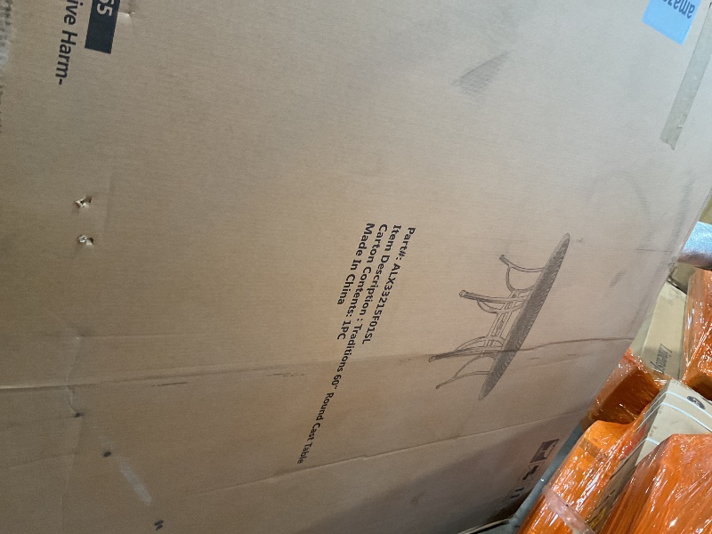 Photo 6 of 60" Round Cast-Top Table