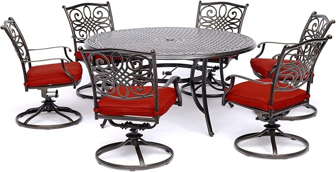 Photo 1 of 60" Round Cast-Top Table