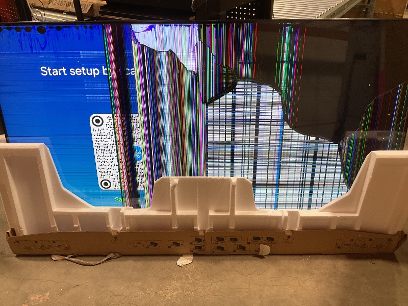 Photo 1 of ***MAJOR DAMAGE/CRACK SCREEN/PARTS ONLY ***Samsung 75-Inch Class Neo QLED QN70F 4K Mini LED Smart TV (2025 Model) NQ4 AI Gen2 Processor, Quantum Matrix Technology Slim, Motion Xcelerator 144Hz, Samsung Vision AI, Alexa Built-in