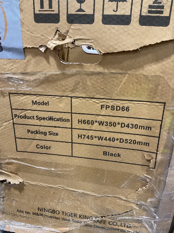 Photo 1 of ***MINOR DAMAGE/SCRATCHES/FUNCTIONAL UNTESTED ***TIGERKING Fireproof Safe,3.47 Cubic Feet Home Safe Box, Large Steel Digital Safes Box with Digital Lock for Home and Office