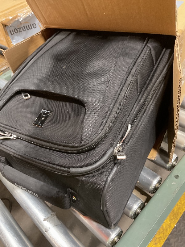 Photo 1 of ***SIGNS OF HEAVY USAGE **** Travelpro Maxlite 5 Softside Expandable Luggage with 4 Spinner Wheels, Lightweight Suitcase, Men and Women, International, Black, Carry-on 21-Inch