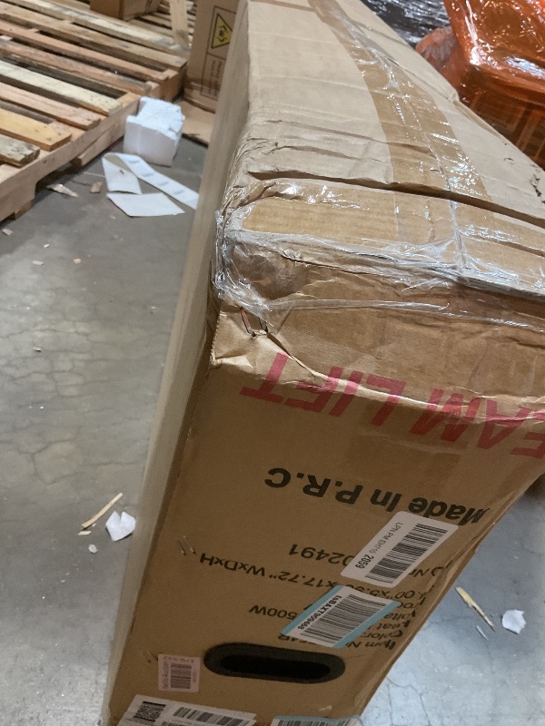 Photo 1 of **SELLING FOR PARTS. MAJOR DAMAGE. GLASS IS BROKEN**Kentsky 54 inches Electric Fireplace Inserts, Recessed and Wall Mounted Fireplace Heater, Linear Fireplace w/Thermostat, Remote & Touch Screen, Multicolor Flame, Timer, Log & Crystal, 750W/1500W