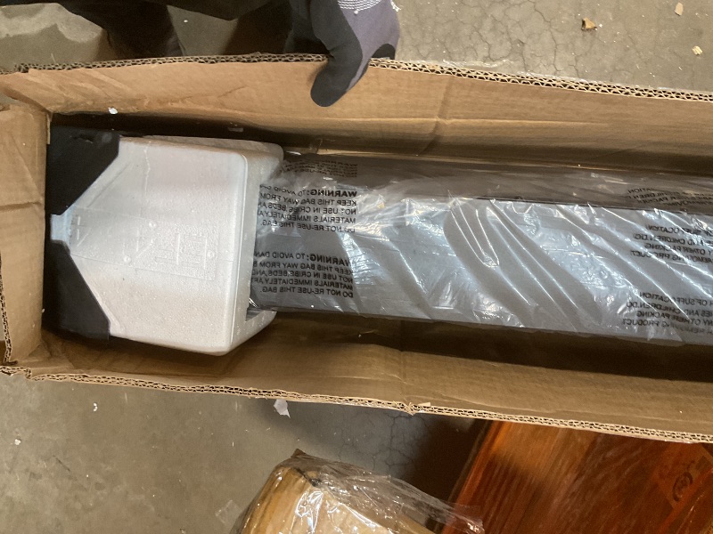 Photo 1 of **SELLING FOR PARTS. MAJOR DAMAGE. GLASS IS BROKEN**Kentsky 54 inches Electric Fireplace Inserts, Recessed and Wall Mounted Fireplace Heater, Linear Fireplace w/Thermostat, Remote & Touch Screen, Multicolor Flame, Timer, Log & Crystal, 750W/1500W