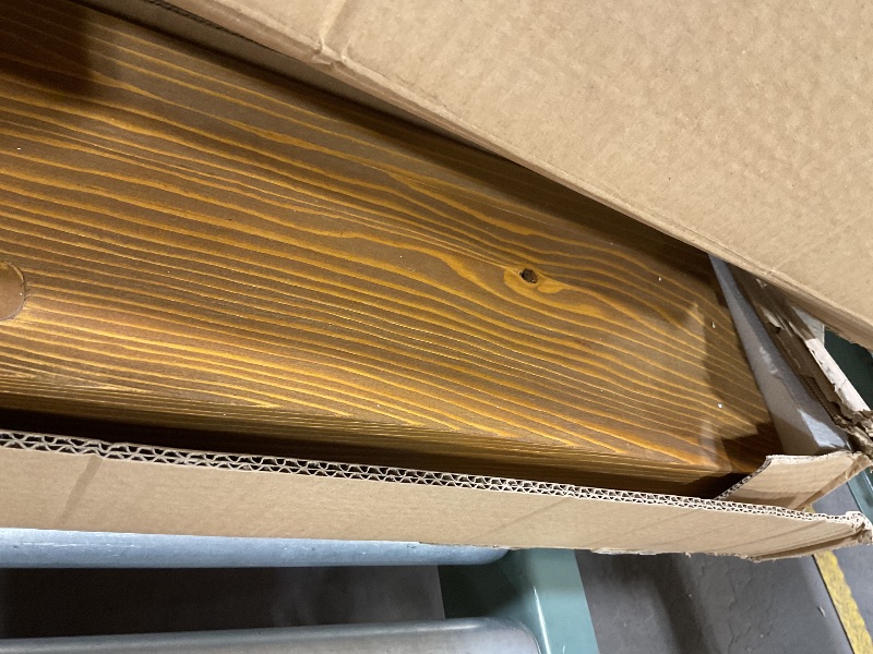 Photo 1 of **MISSING WALL MOUNT BRACKET**BoscoMondo Solid Wood Fireplace Mantel Shelf, Floating Mantle for Living Room, Farmhouse Rustic Wood Mantel, Easy Wall Mount with Heavy-Duty Metal Bracket (60", Oak)