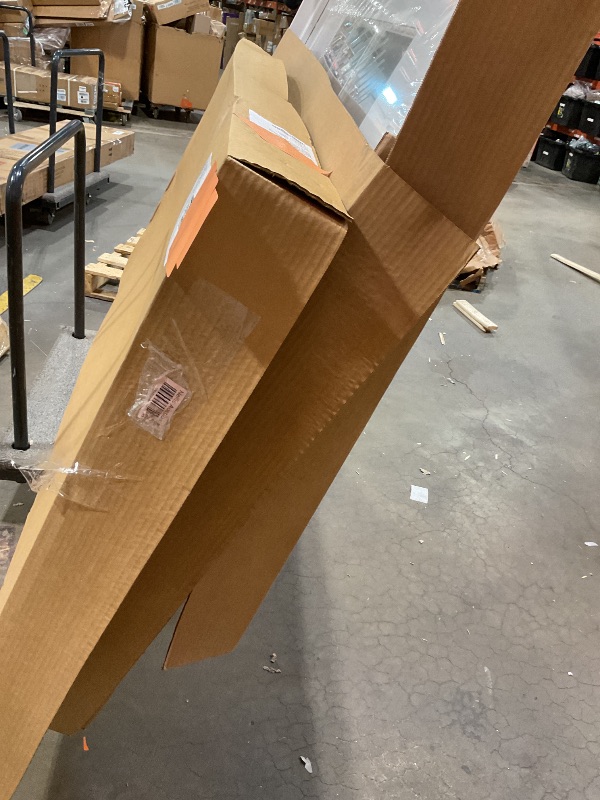 Photo 1 of **MINOR DAMAGE BOTTOM CORNER**National Door Company Z019952BA Primed MDF 10 Lite Clear Glass