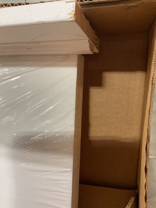 Photo 1 of **MINOR DAMAGE BOTTOM CORNER**National Door Company Z019952BA Primed MDF 10 Lite Clear Glass